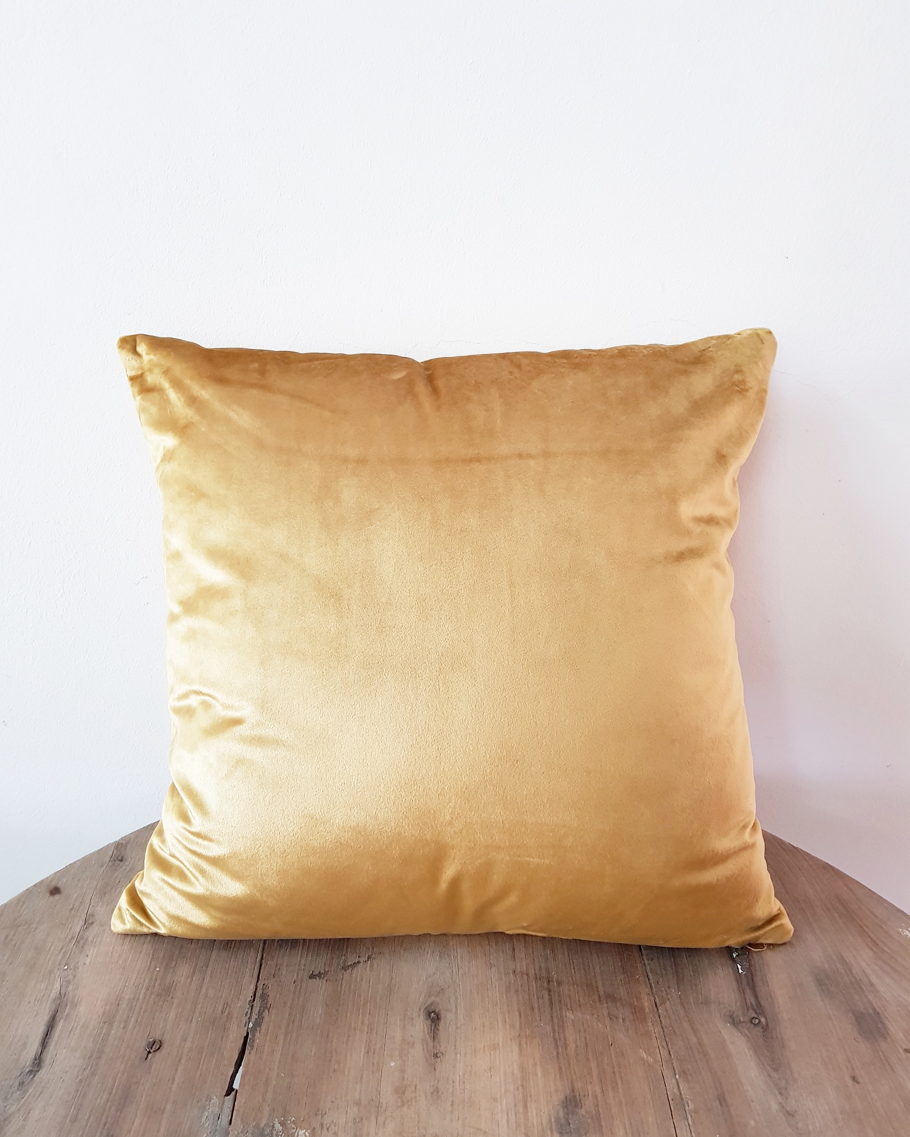 Velvet - rich gold scatter pillow
